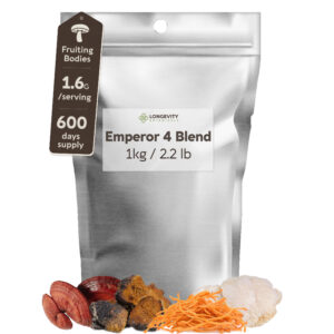 Bulk Emperor's 4 Mushroom Blend 10:1  Extract Powder (1 KG / 2.2 LB)