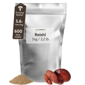 Bulk Reishi Powder Mushroom 10:1 Extract (1 KG / 2.2 LB)