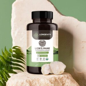 Lion's Mane Capsules Mushroom 8:1 Extract (120 count) - Fuel for a Sharper Mind