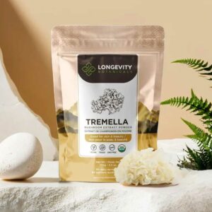 Tremella Mushroom Powder 10:1 Extract. Skin Hydration Redefined (3.5oz / 100g)